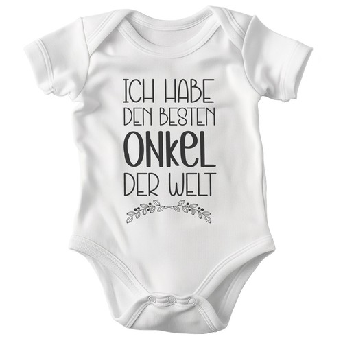 Unisex babybody onkel - babybody,