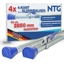 4-Kant-Klemmbalken Vierkantklemmbalken Klemmbalken 4 Stück Set 1,88-2,85 m