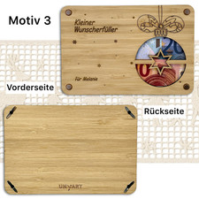 Personalisiertes Geldgeschenk Weihnachten Weihnachtsgeschenk Holz Geld Geschenk