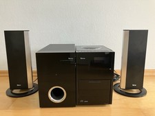 Tevion Stereoanlage 2.1 CD-Player Kassettenrekorder Lautsprecher