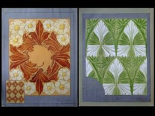 JUGENDSTIL, BLUMENDEKOR, 2