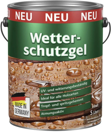 Wetterschutzgel palisander - 5, l