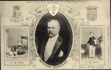 Wappen Ak Visite du President