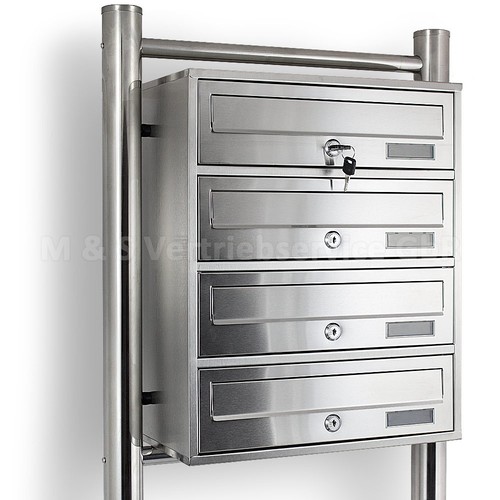 14414 4er postfach edelstahl - 4er,