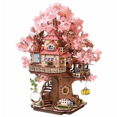 Rolife holz puzzle sakura - rolife, 3d-holz-puzzle