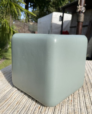 Bonsaischale Bonsaitopf Kubus Hellgrün Glasiert