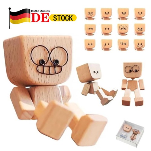 Wackelnde holzfigur holzpuppe - wackelnde,