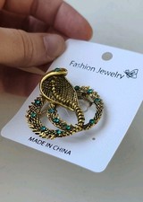 Brosche Neu Schlange mit