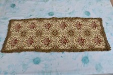 Brokat Deckchen  rechteckig 64 x 25 cm Deco Bordüre Vintage 60er/70er Jahre