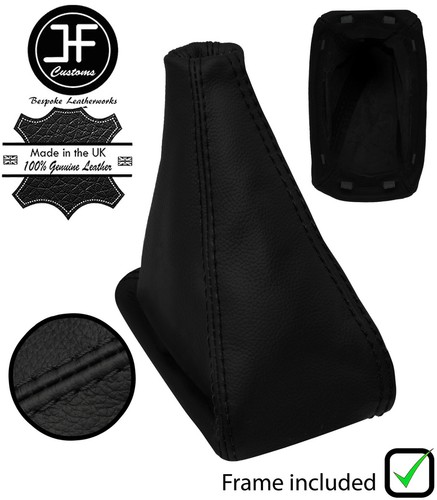 Schwarz naht leder handbuch - schwarz,