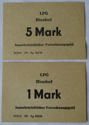 Mdn banknoten ddr lpg - &,