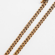 Solid 18ct Rose Gold Curb