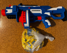 Powermech Spielzeug-Gewehr - elektrisch / ähnlich Nerf inkl. Munition