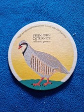 Bierdeckel Steinhuhn / Coturnice - Calanda