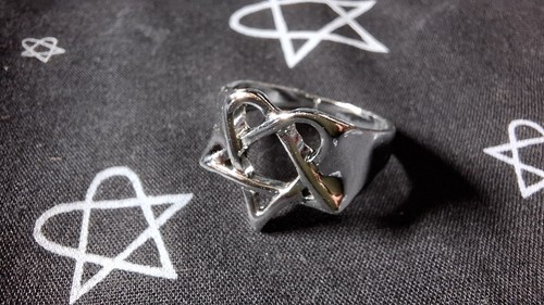 Him heartagram ring - him,,