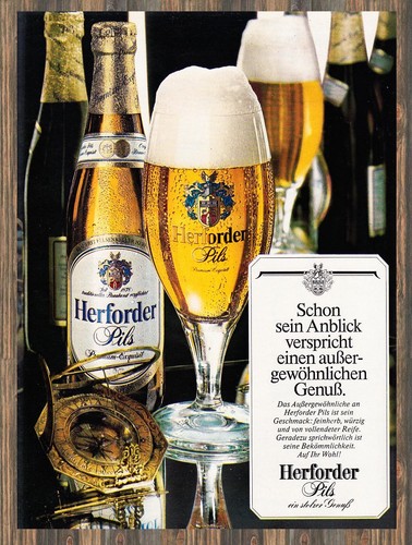 Herforder pils reklame - herforder,