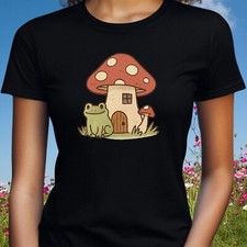 Frauen T-Shirt Frosch mit