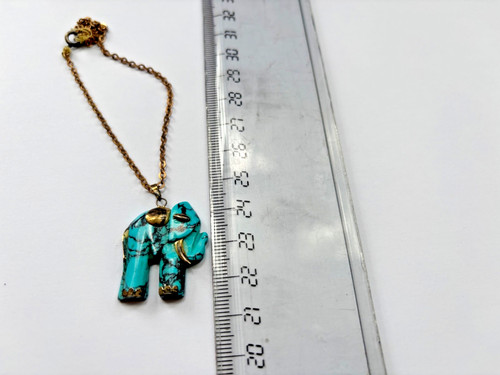 Türkis elefant mitbringsel - türkis,