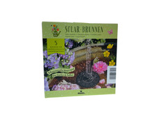 moses. Blatt & Blüte Solar-Brunnen, schwimmendes Wasserspiel für Garten