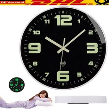 Silent wanduhr 30cm modern mit - 30cm,
