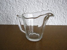 altes Glas Sahnekännchen