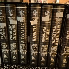James Bond Collection 21x VHS Video Kassette Vintage Retro