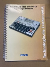 ANLEITUNG Beschreibung Handbuch  für EPSON HX 20  ORIGINAL