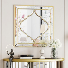 Wandspiegel Antik Gold Deko