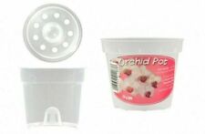 5x Kulturtopf Orchideen transparent Blumentopf Topf 9cm Orchideentopf Pflanztopf