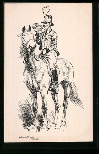 Künstler anton hoffmann - künstler-ak,