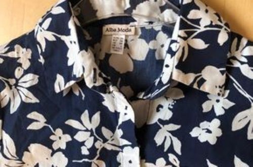 Blusenkleid blau m - 34,,