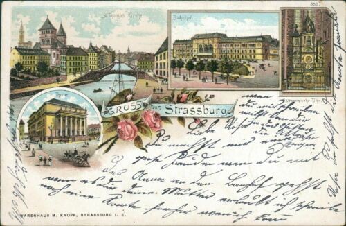 Ansichtskarte strassburg 1899 - strassburg,