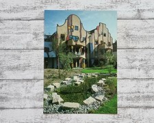 AK Hundertwasser Kunsthaus Frenzel Regenturm Plochingen Architektur Postkarte
