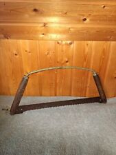 altes Werkzeug, Handsäge Säge Bügelsäge - Zimmermann Deko