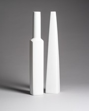 Rare XL Porcelain Vase Duo