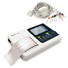 Biocare Tragbares 12-Kanal -EKG-Gerät mit Drucker Interpretation, Eur Stecker