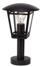 Brilliant Aussen Leuchte Sockel E27 schwarz Sockellampe Riley Lampe 42384 neuwtg