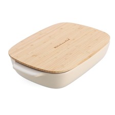 KitchenAid Stoneware, Auflaufform, Deckel, Antihaft-Keramik, Spülmaschinenfest