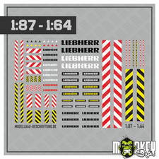 Liebherr decal set - set, kran