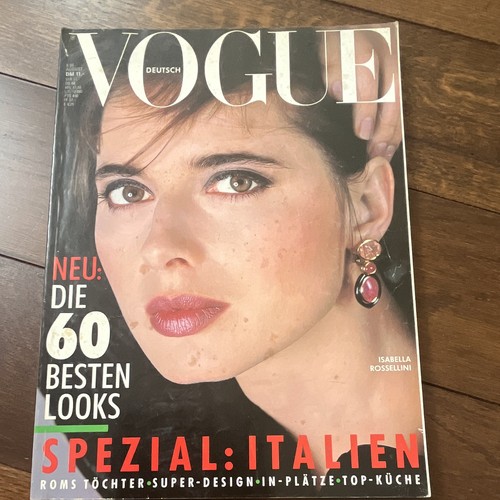 Vogue zeitschrift august 1986 - vogue,