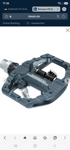 Shimano eh500 fahrrad - shimano, pd-eh500