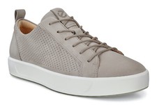 Ecco Soft 8 Sneaker in hellgrau
