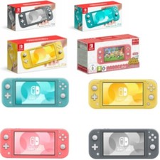 Nintendo Switch Lite Konsole / Grau / Turkis / Koralle / Gelb + Spiel AUSWAHL