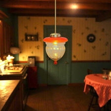 Original 50er Jahre Deckenleuchte "LITTLE STRAWBERRY" Laterne Rockabilly Shabby