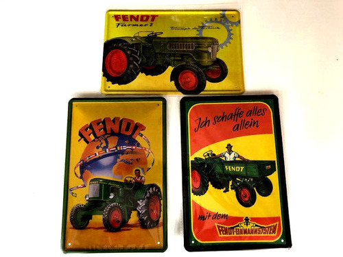 Stück fendt blechschilder - fendt,