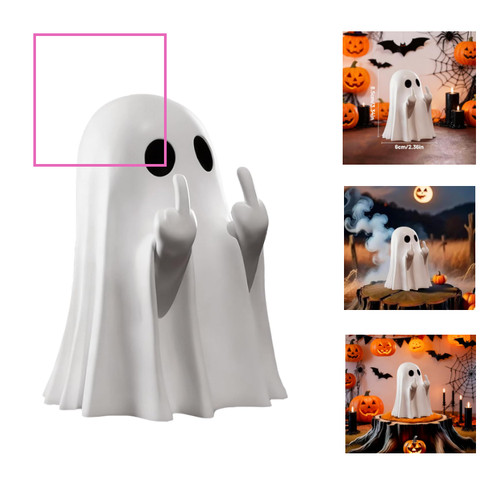 Mittelfinger geist halloween - mittelfinger,
