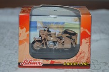 Schuco 1:43 BMW Motorrad mit Steib Beiwagen Wüstentarnung unbespielt in OVP