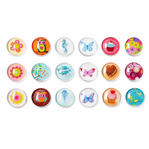 3er set glasmagnete - 3er,