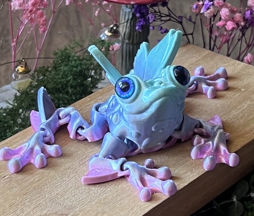 Beweglicher frosch dekofigur - beweglicher, frosch-dekofigur