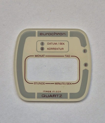 Glas zifferblatt eurochron - /zifferblatt,